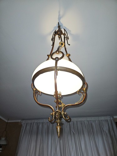 Lampadario gas elettrificato - a,