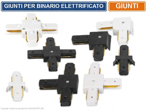 Connettore giunto per binario - connettore,