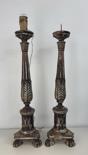 Coppia candelieri mariani - coppia, di